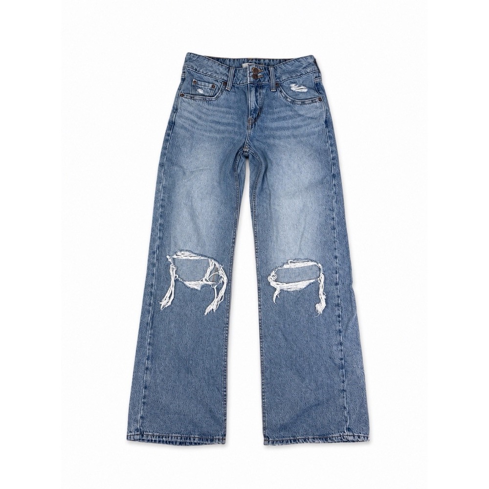 Levi's Superlow Wide Leg Jeans Womens 25 Blue Denim Baggy Skate